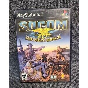 PS2  SOCOM U.S. Navy Seals PlayStation 2, 2002 Complete W/ Manual Tested